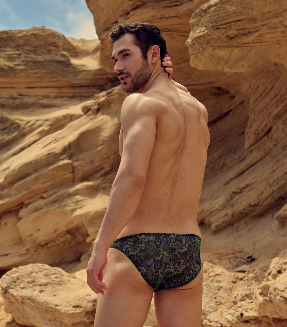Havana Tan Through Swim Micro Brief