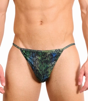 Havana Tan Through Swim Tanga affordable men's swimwear, summer swimwear for men