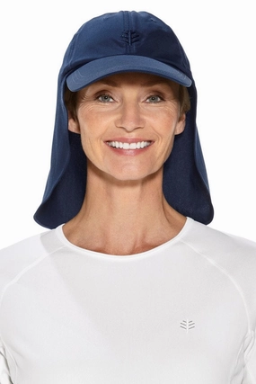 Hayden Chlorine Resistant All Sport Hat | Navy men's full coverage swimwear, casual swimwear for men