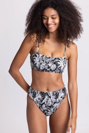 Hazel Smocked Bikini Bottom - Tropicana inclusive swimwear styles, all season swimwear options