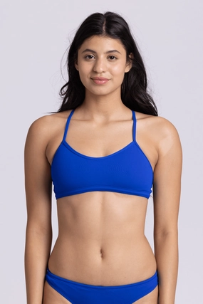 Heidi Bikini Top - Blueberry mix and match bikinis, stylish women's bikini options