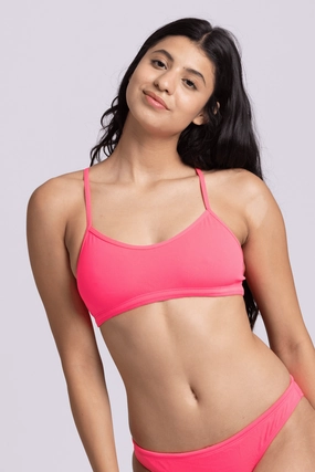 Heidi Bikini Top - Hot Pink mix and match bikinis, stylish women's bikini options