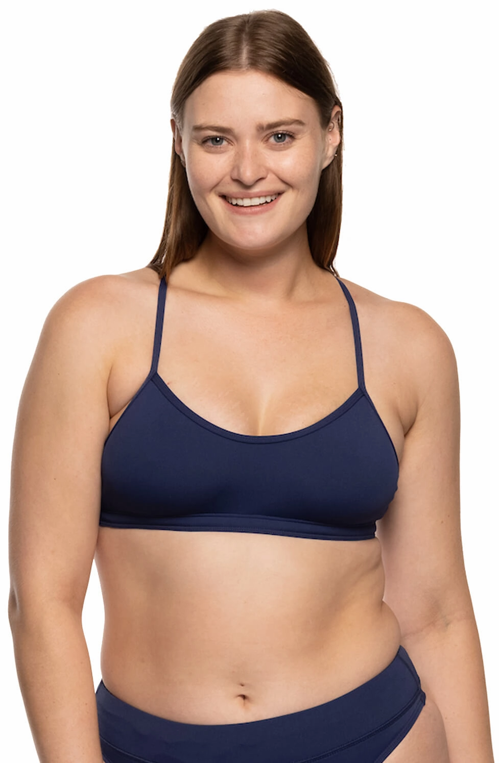Heidi Bikini Top - Navy mix and match bikinis, stylish women's bikini options