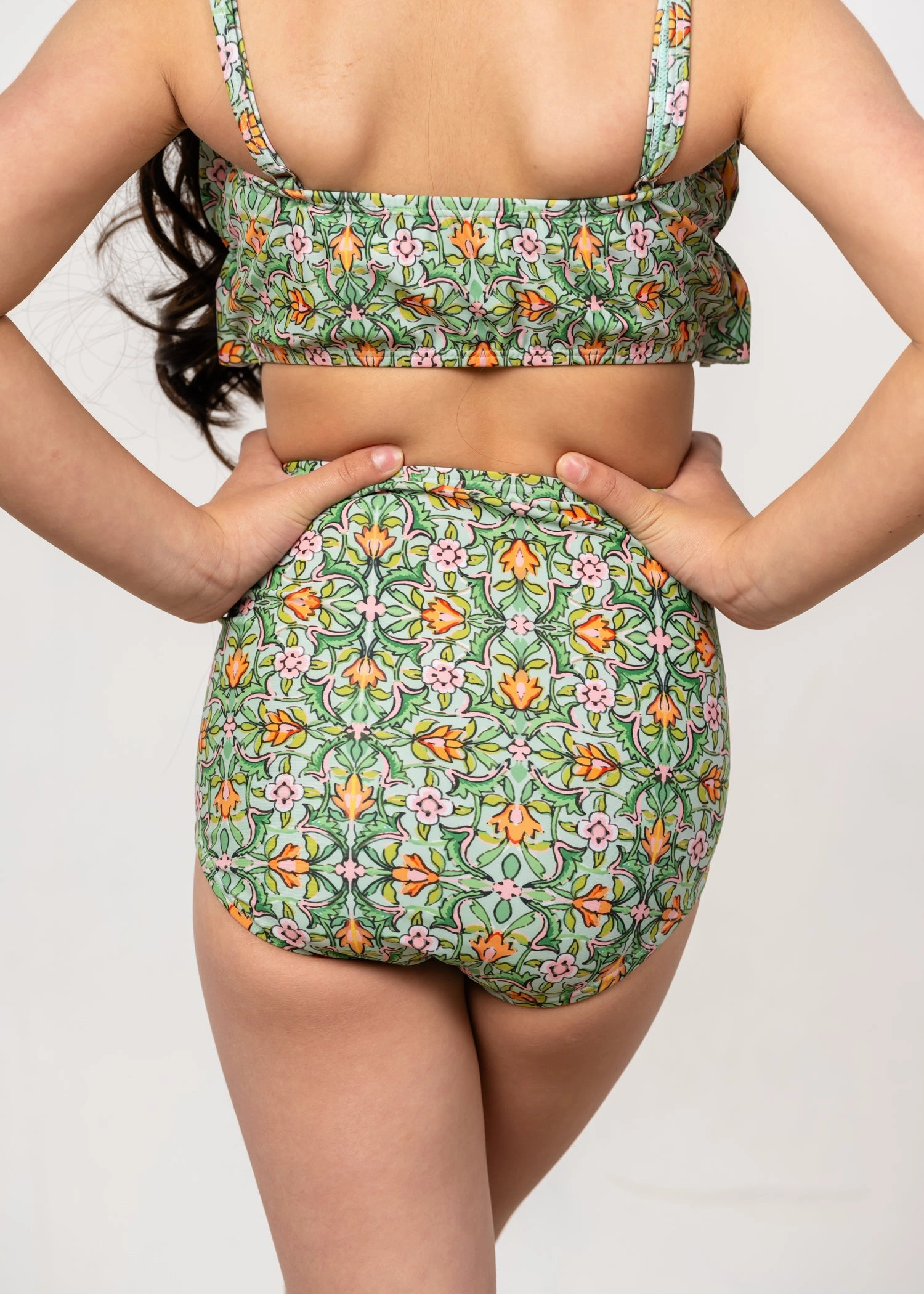 Heirloom Tulip | Mini Down in Front Ruffle Bottoms