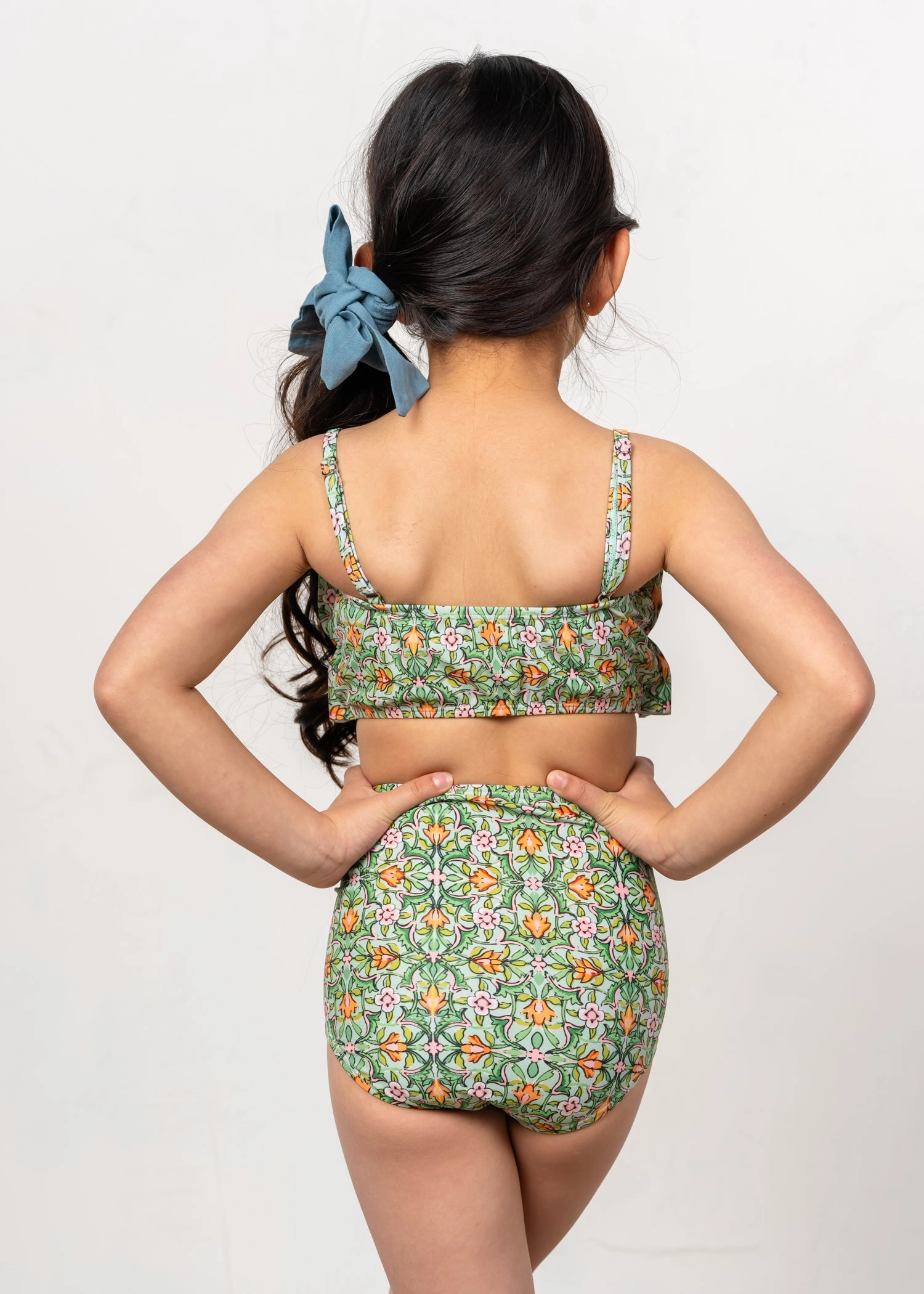 Heirloom Tulip | Mini Down in Front Ruffle Bottoms