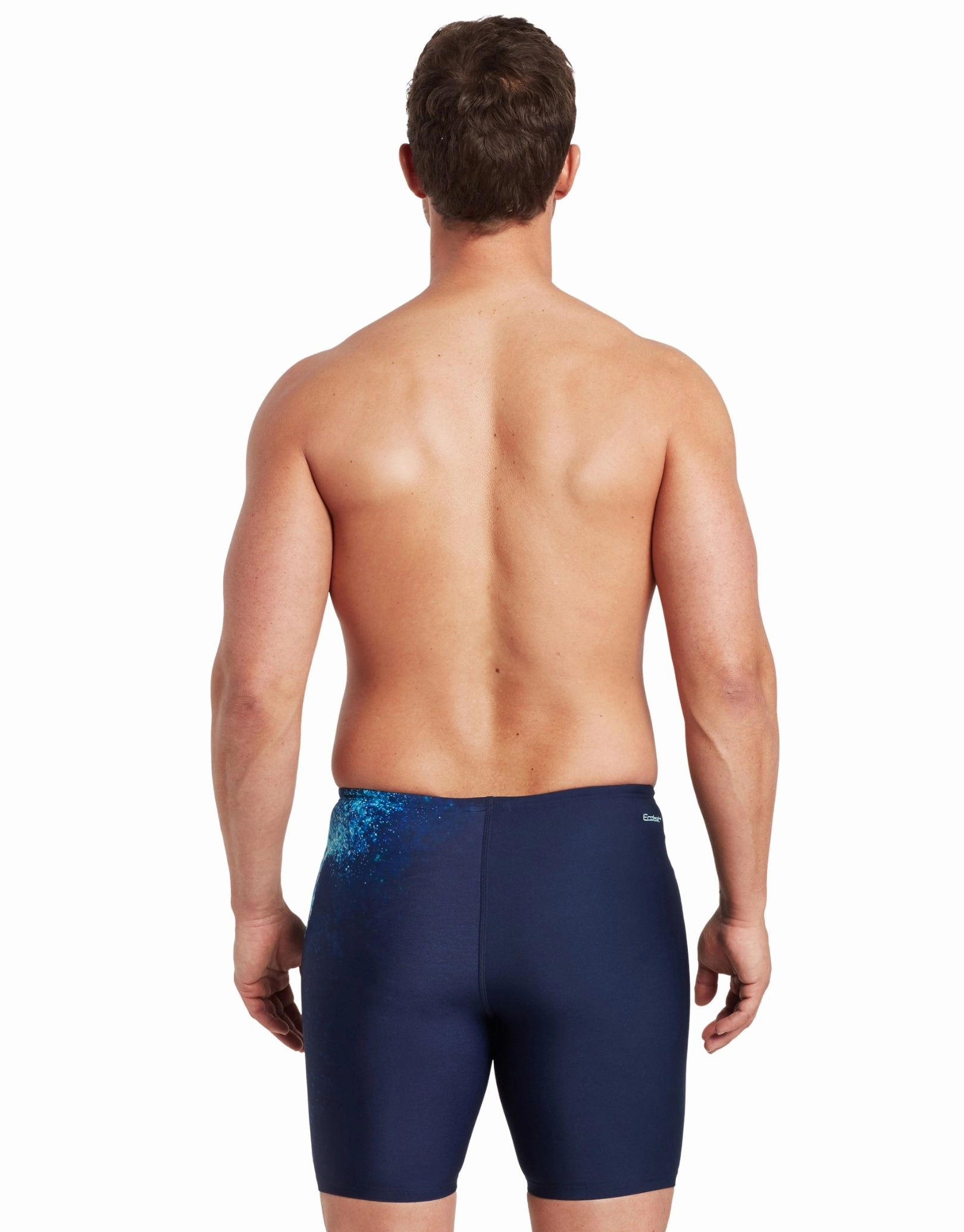 Helix Mid Swim Jammer - Navy/Blues