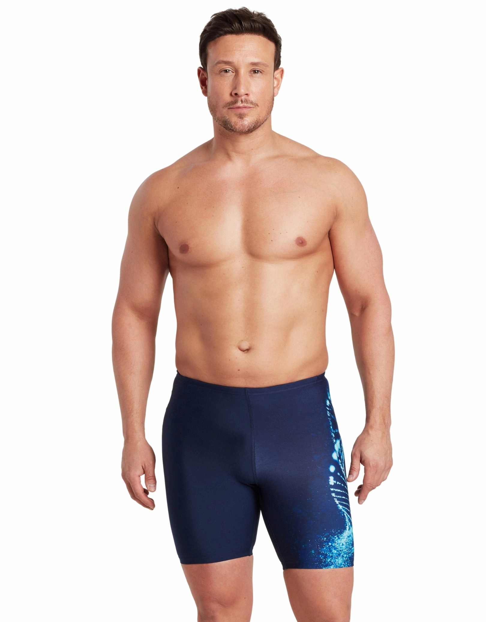 Helix Mid Swim Jammer - Navy/Blues zoggs swimwear for women, zoggs goggles and swimsuits