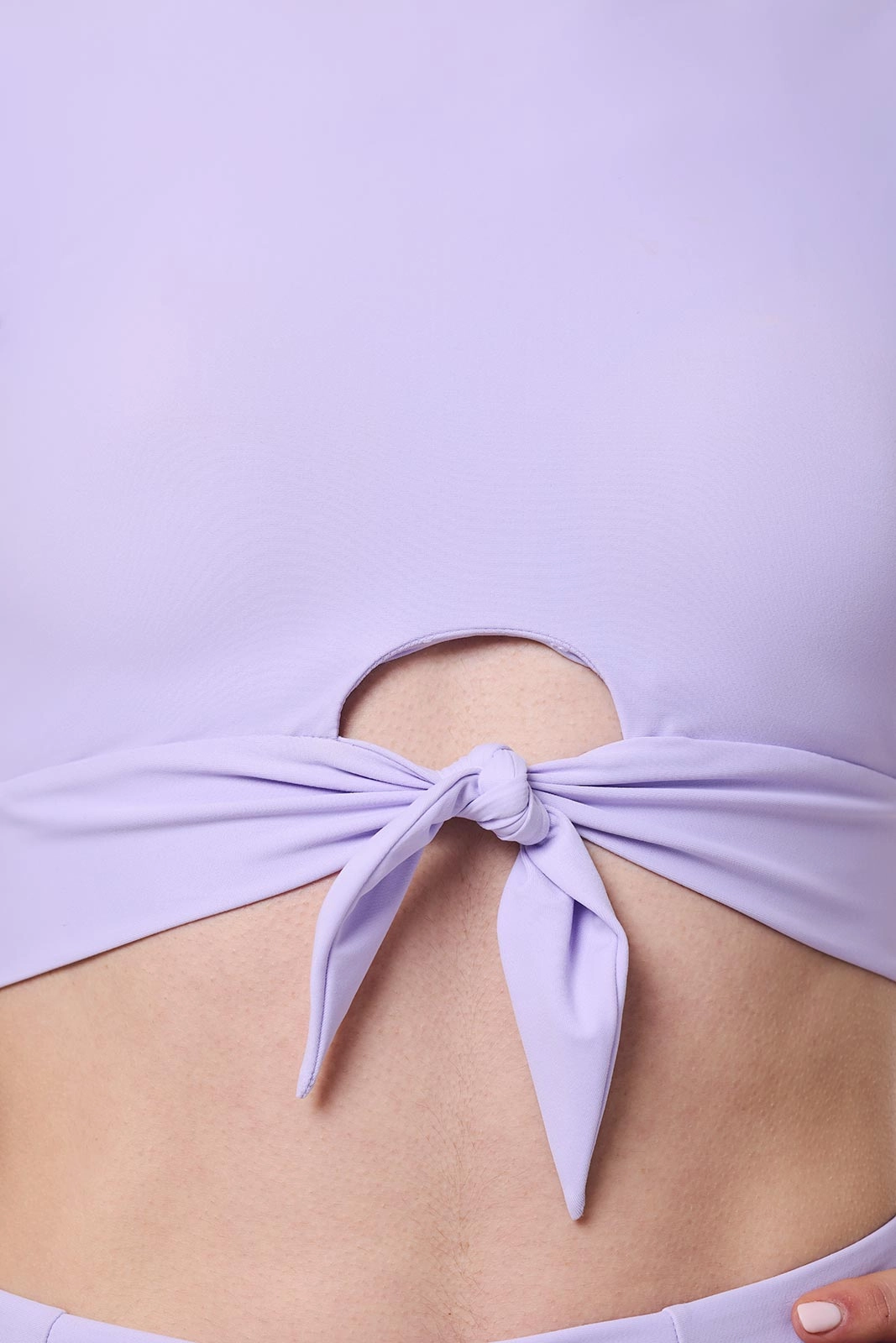 Hibiscus Island Crop Swim Tee | Lavendula