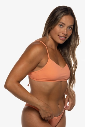 Hikari Bikini Top - Guava inclusive swimwear styles, all season swimwear options