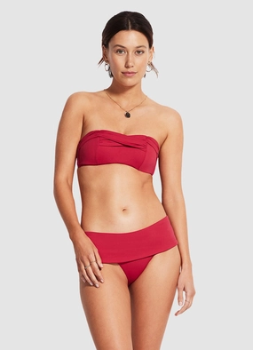 Hipster Skirted Pant - Rouge push up bikinis women, sporty womens bikini sets