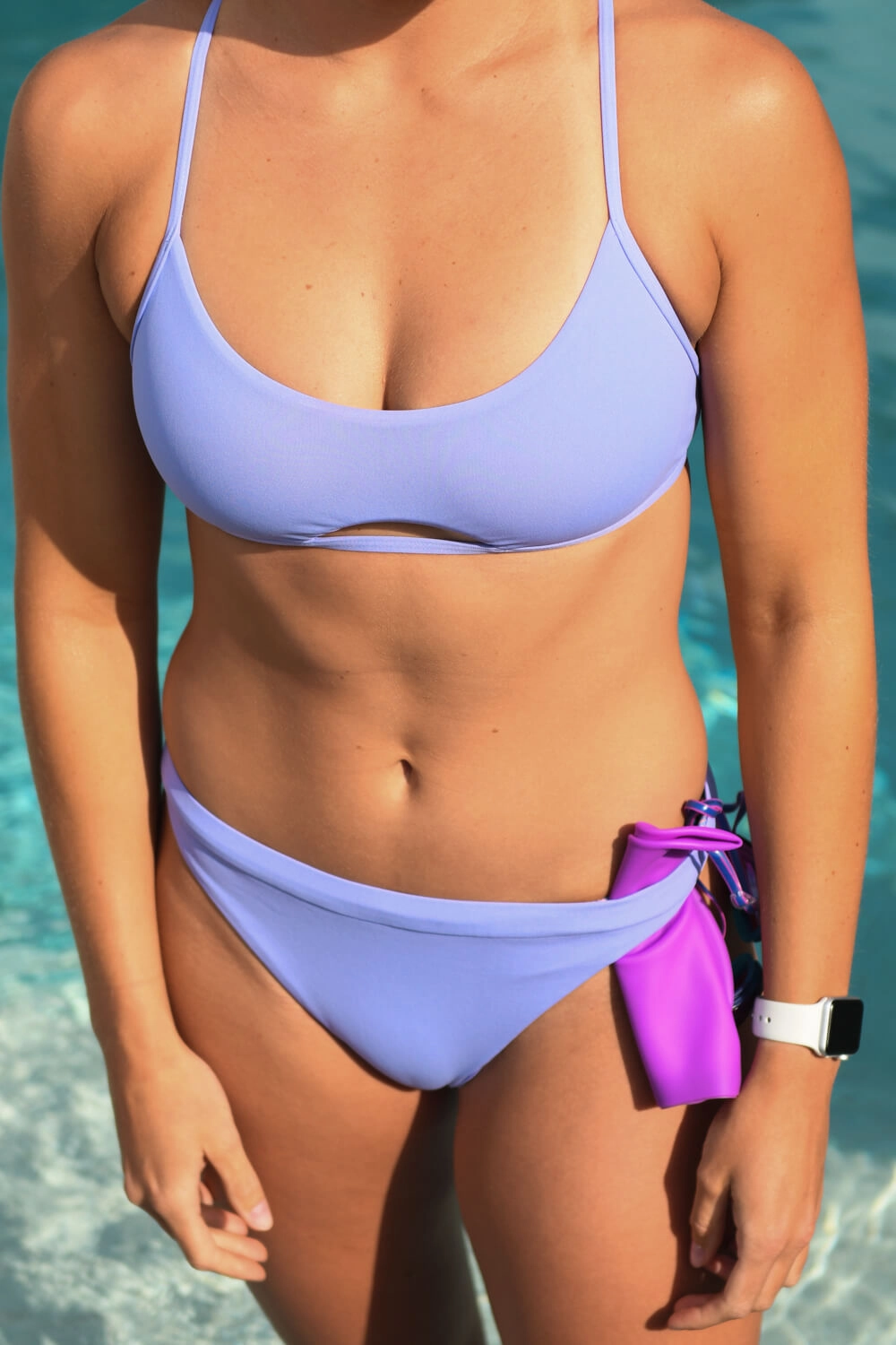 Holland Bikini Bottom - Lavender inclusive swimwear styles, all season swimwear options