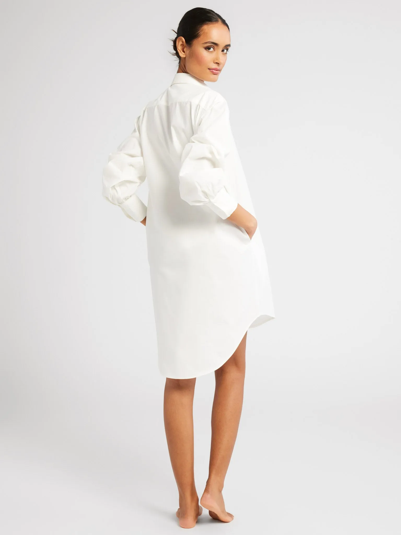 Holly Mini Dress in White