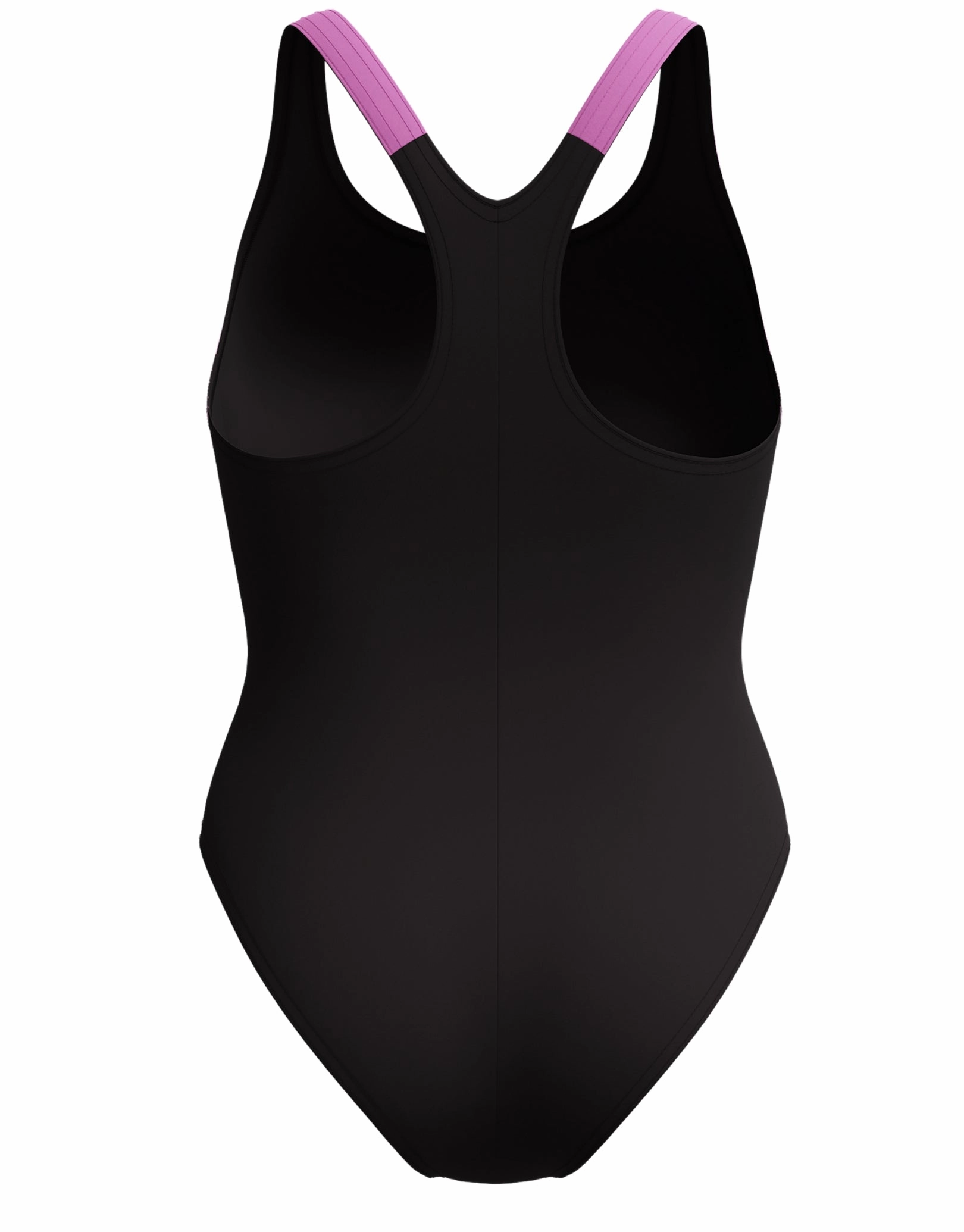 HyberBoom Splice Racerback Swimsuit - Black/Pink