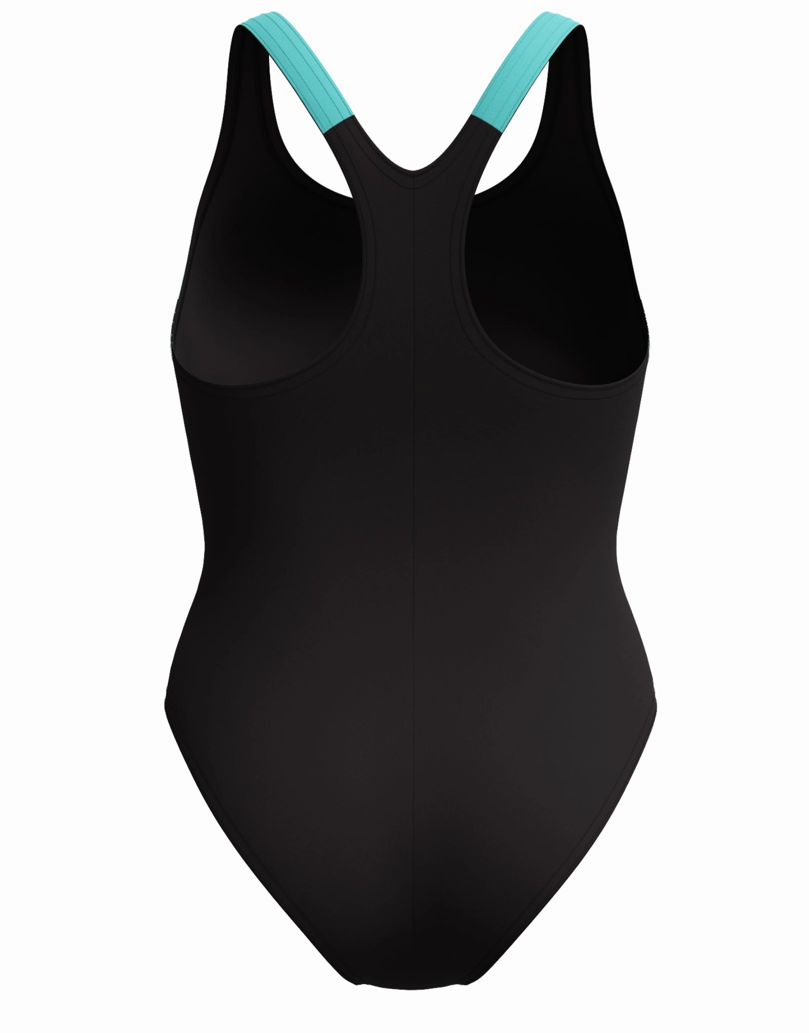 HyberBoom Splice Racerback Swimsuit - Black/Turquoise
