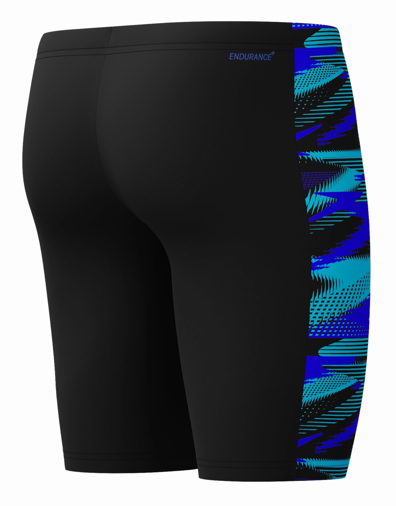 Hyperboom Panel Swim Jammers - Black/Blue