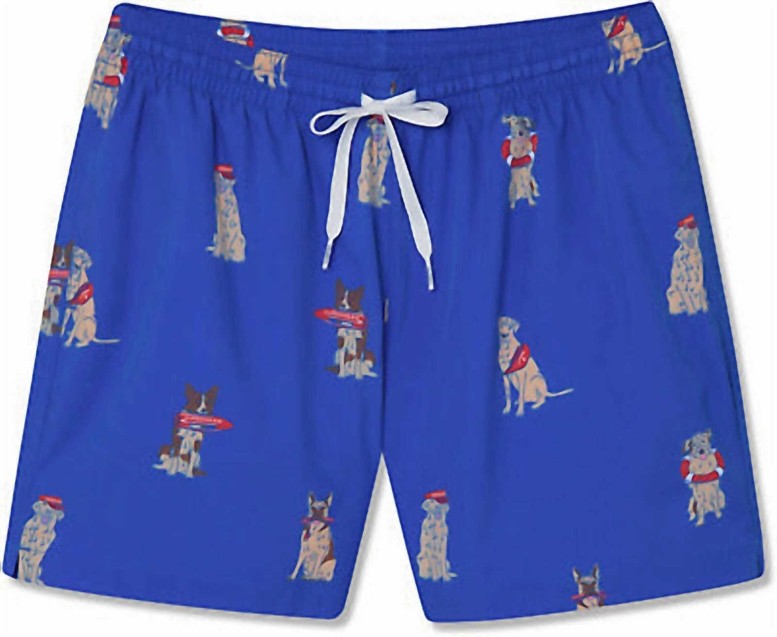 I Let The Dogs Out Swim Trunks In Blue