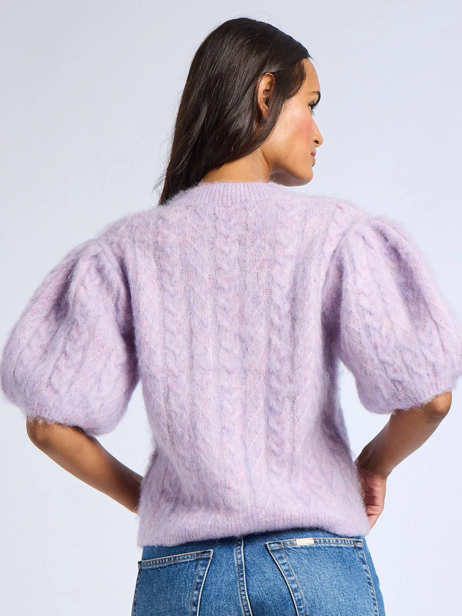 Isa Cardigan in Lilac