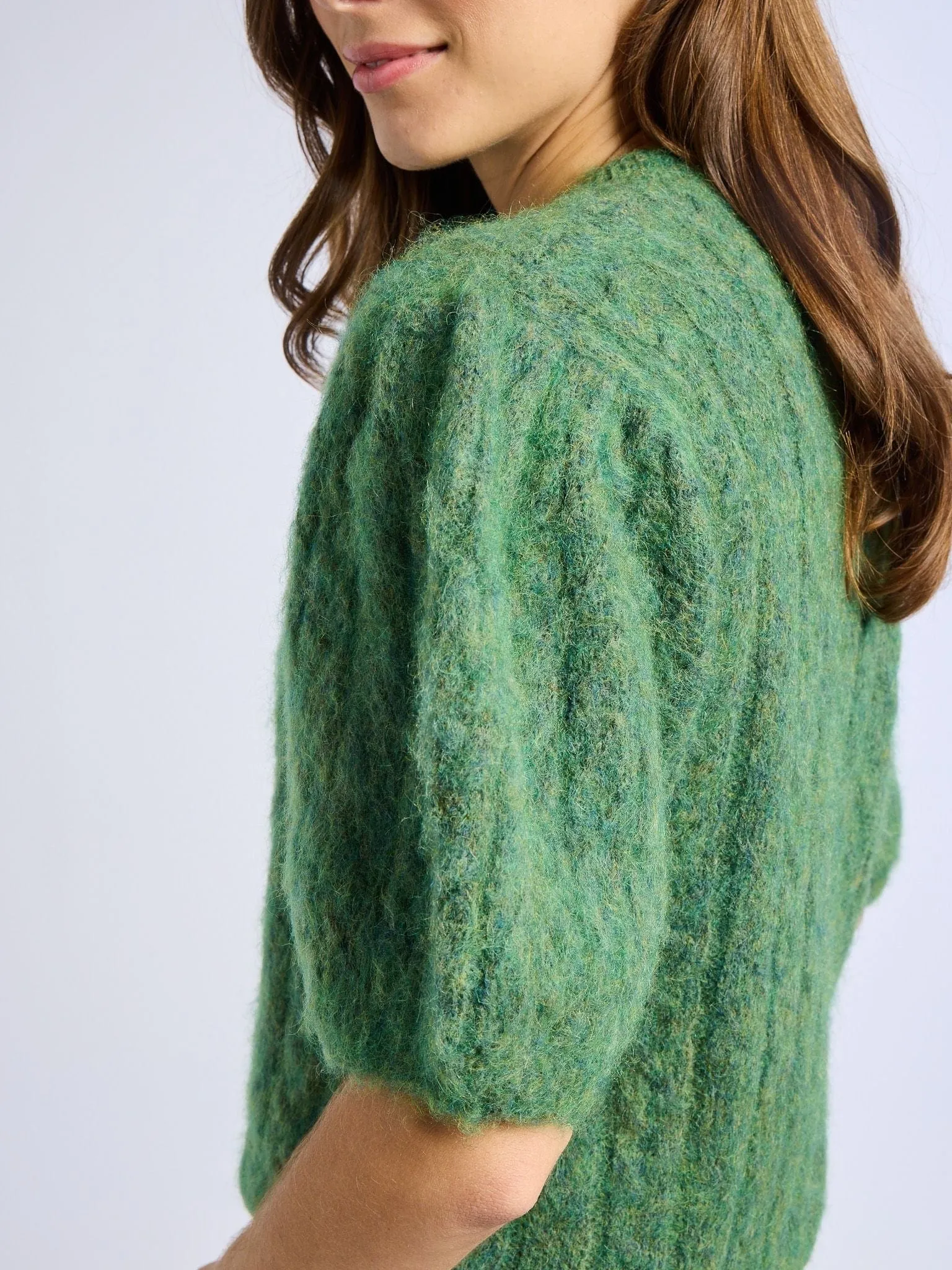 Isa Cardigan in Pine