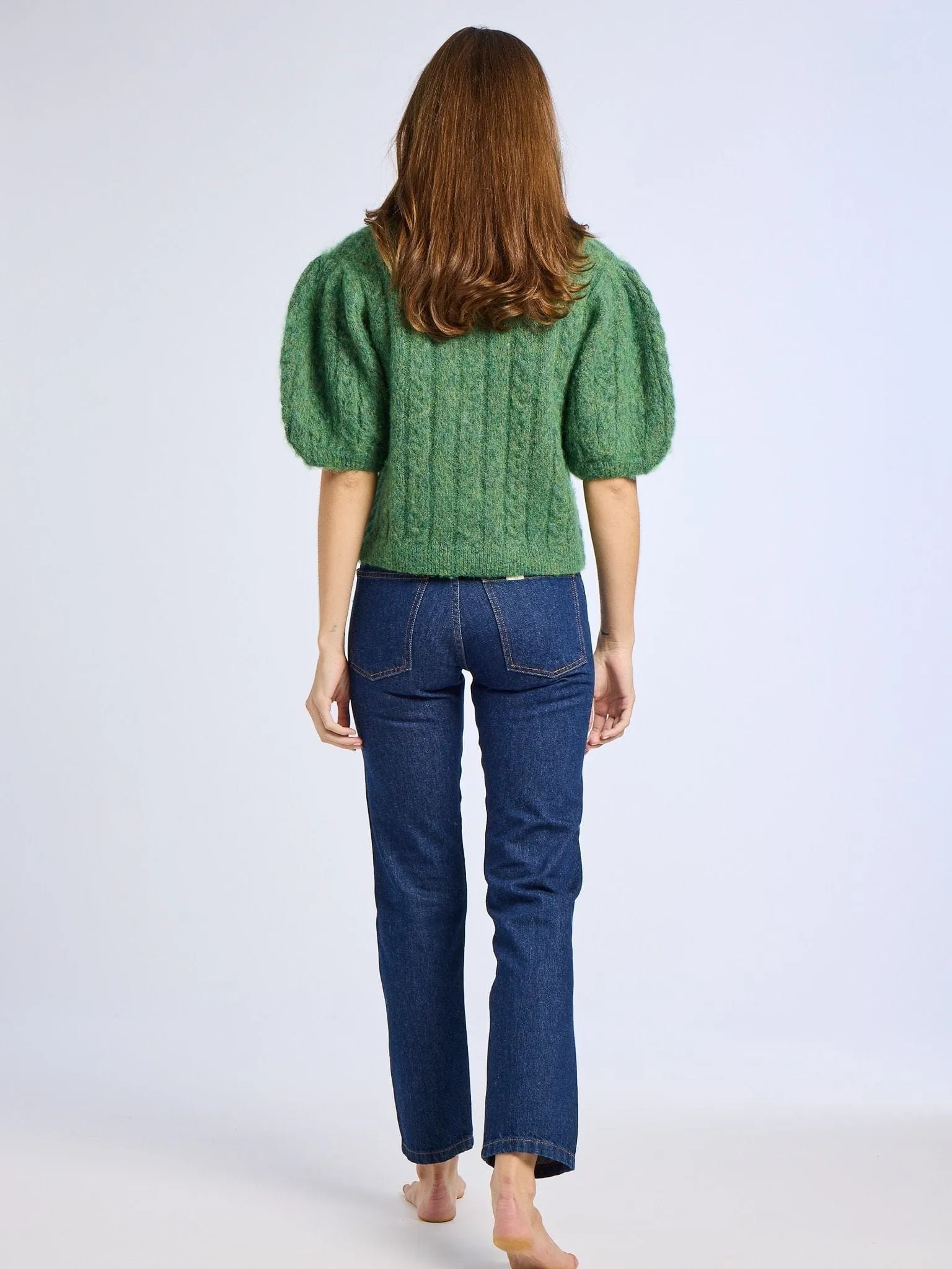 Isa Cardigan in Pine
