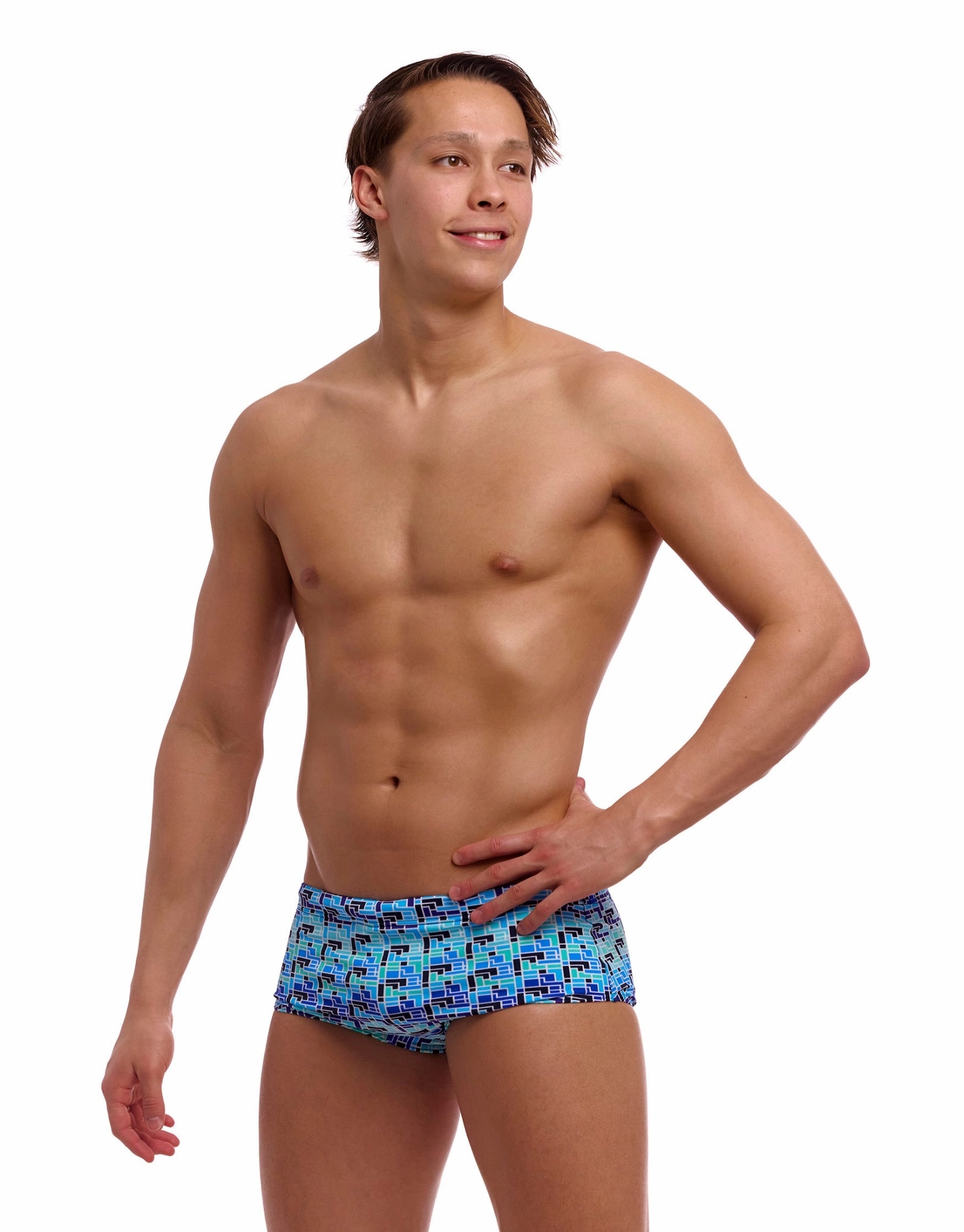 Jack Stack Sidewinder Swim Trunks - Blue