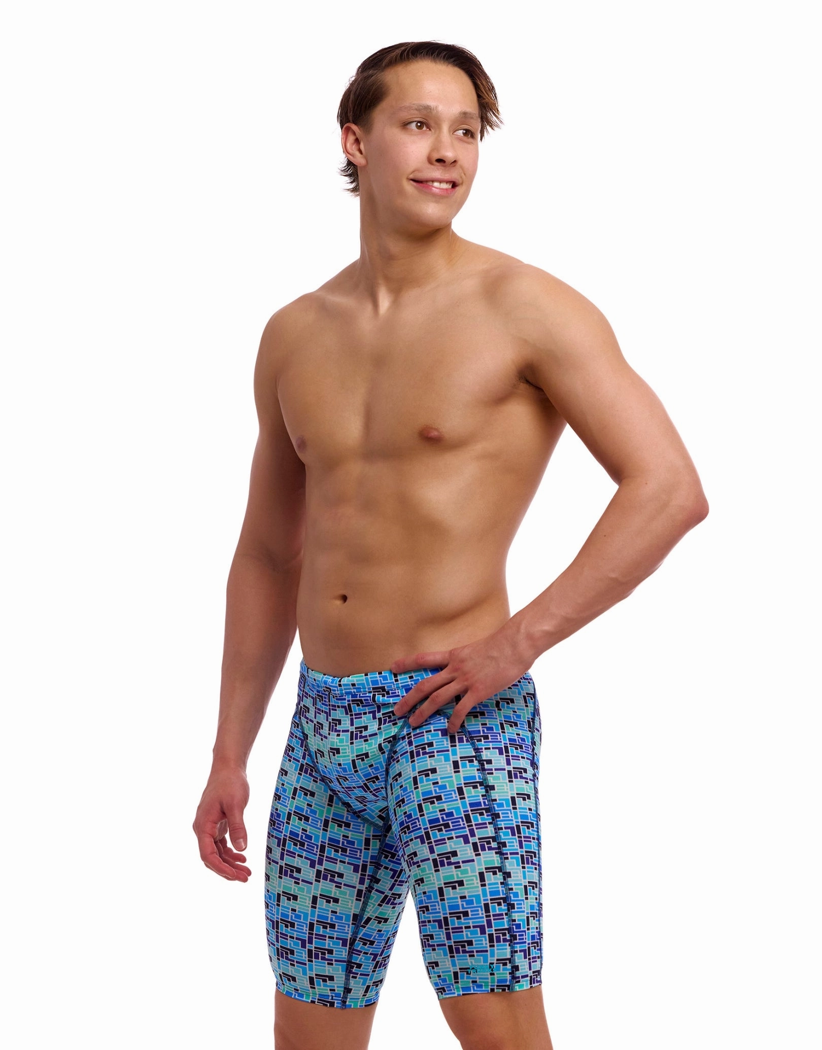 Jack Stack Swim Training Jammer - Blue