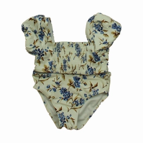 Janie and Jack Girls Ivory Floral 2-piece Swimsuit cute swimsuits for teen girls, modest teen swimwear