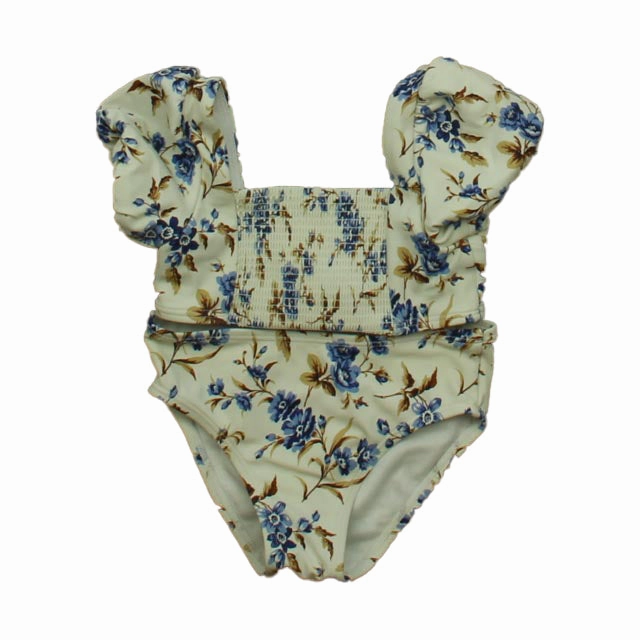 Janie and Jack Girls Ivory Floral 2-piece Swimsuit cute swimsuits for teen girls, modest teen swimwear