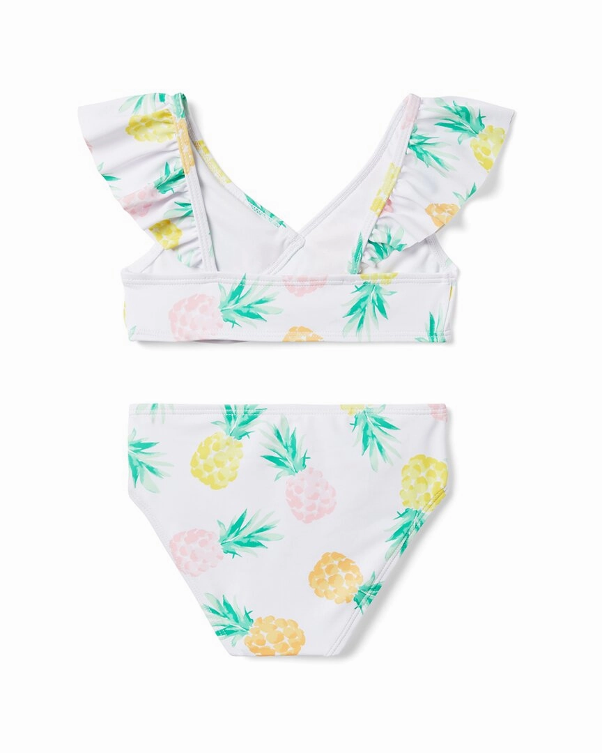 Janie and Jack Pineapple Ruffle Recycled 2-Piece Swimsuit