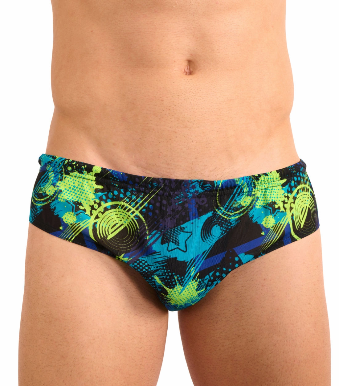 Java Tan Through Deep Waist Swim Brief