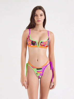 jenna top serifos padded swim tops, sporty swimwear tops