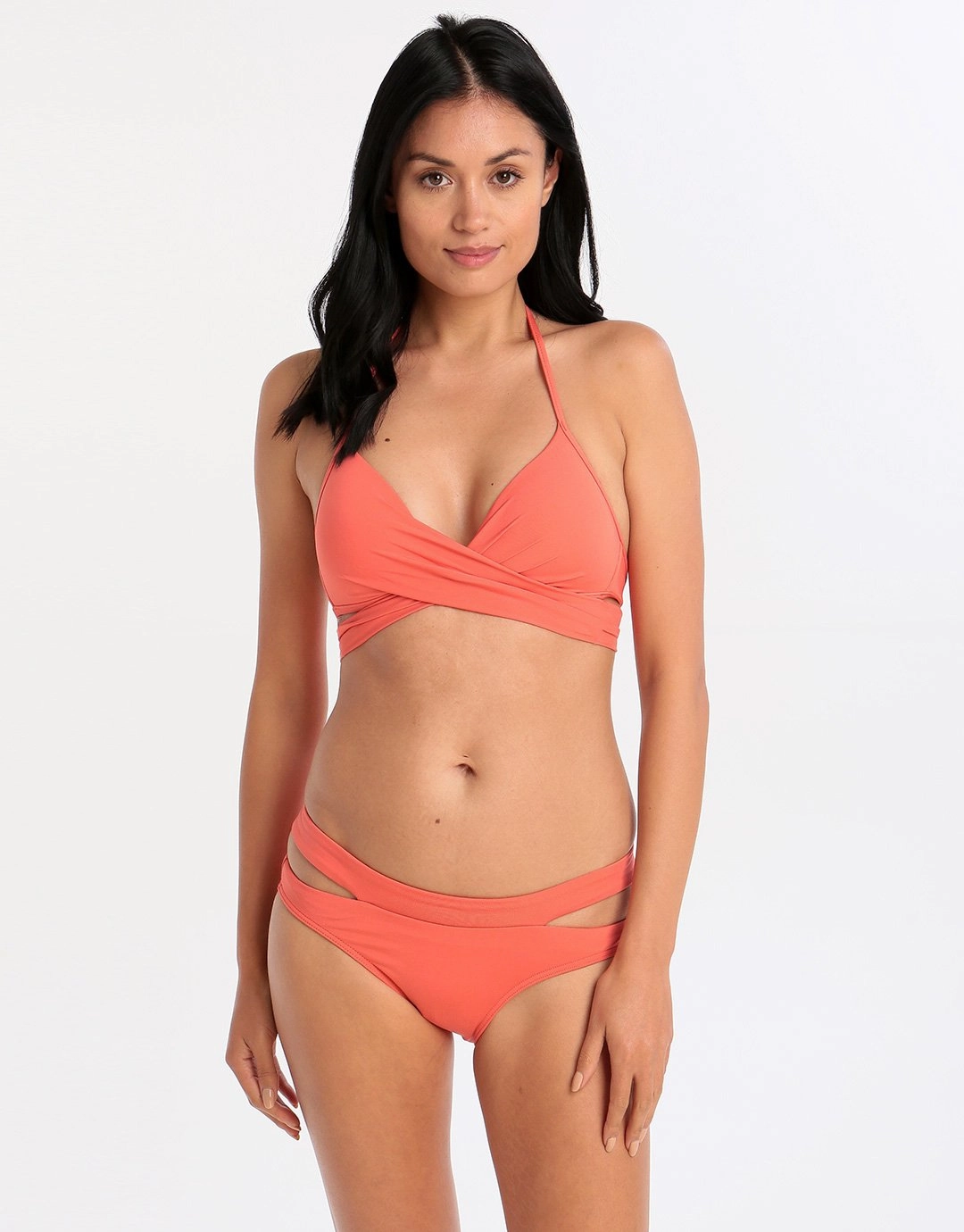 Jetset Crossover Top - Coral