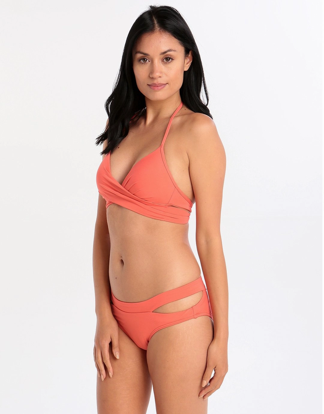 Jetset Crossover Top - Coral