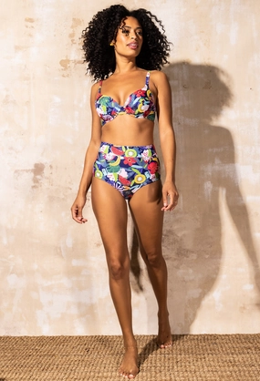 Joana - High Rise Moderate Coverage Swim Bottom | Island Time womens athletic swimwear, performance swimwear for women