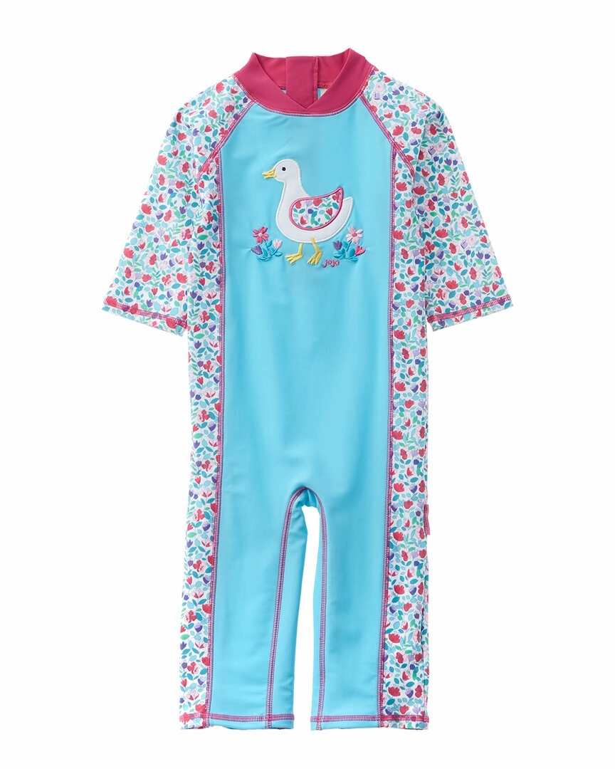 JoJo Maman Bebe One-Piece Sun Protection Suit cute swimsuits for teen girls, modest teen swimwear