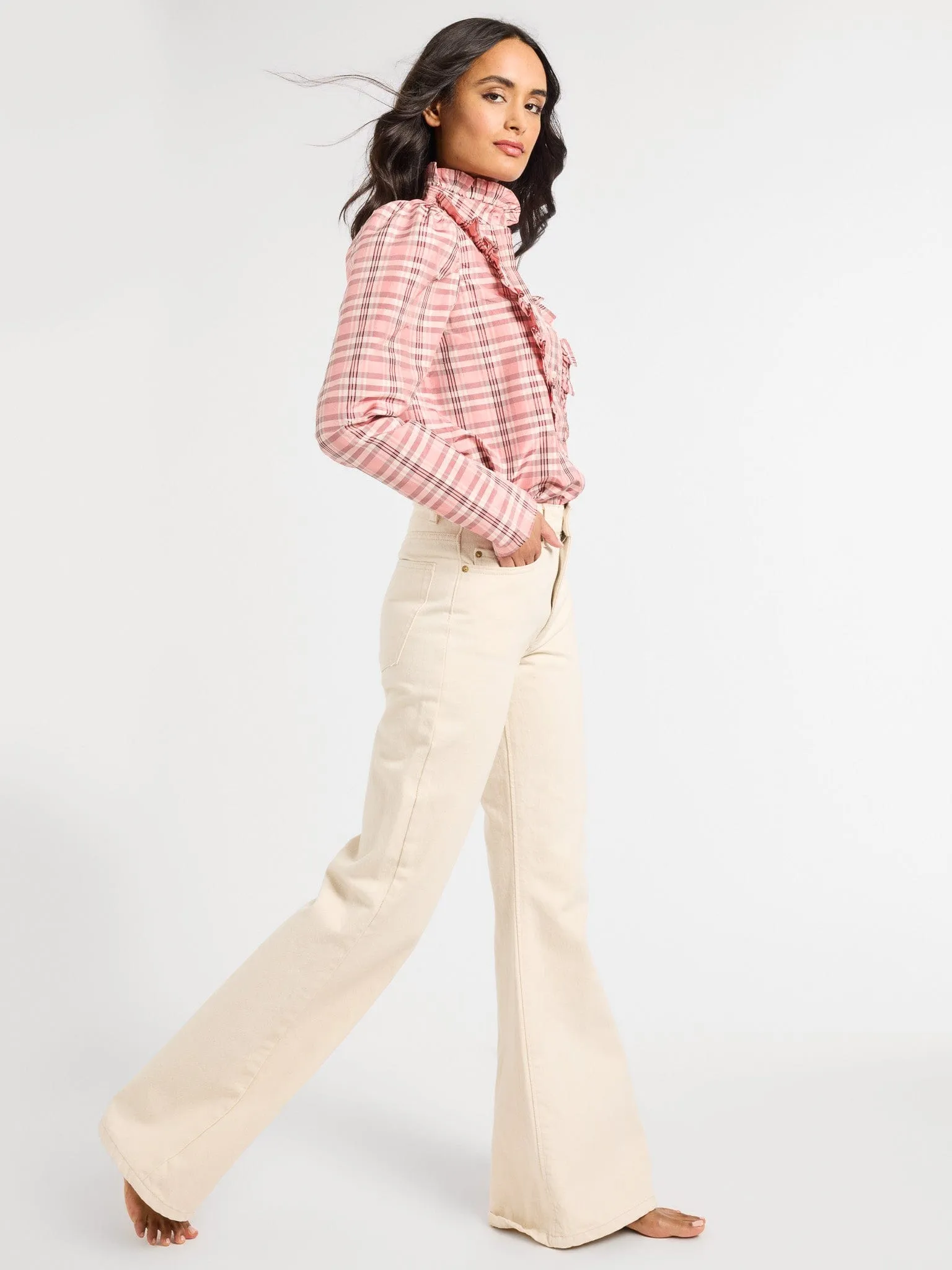 Jolie Top in Sugarplum Plaid