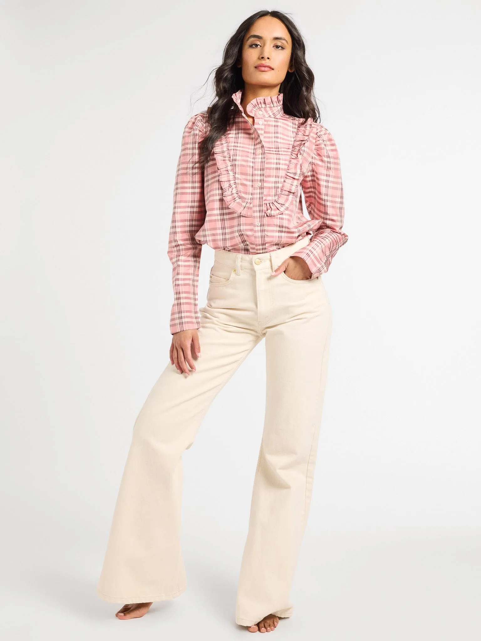 Jolie Top in Sugarplum Plaid