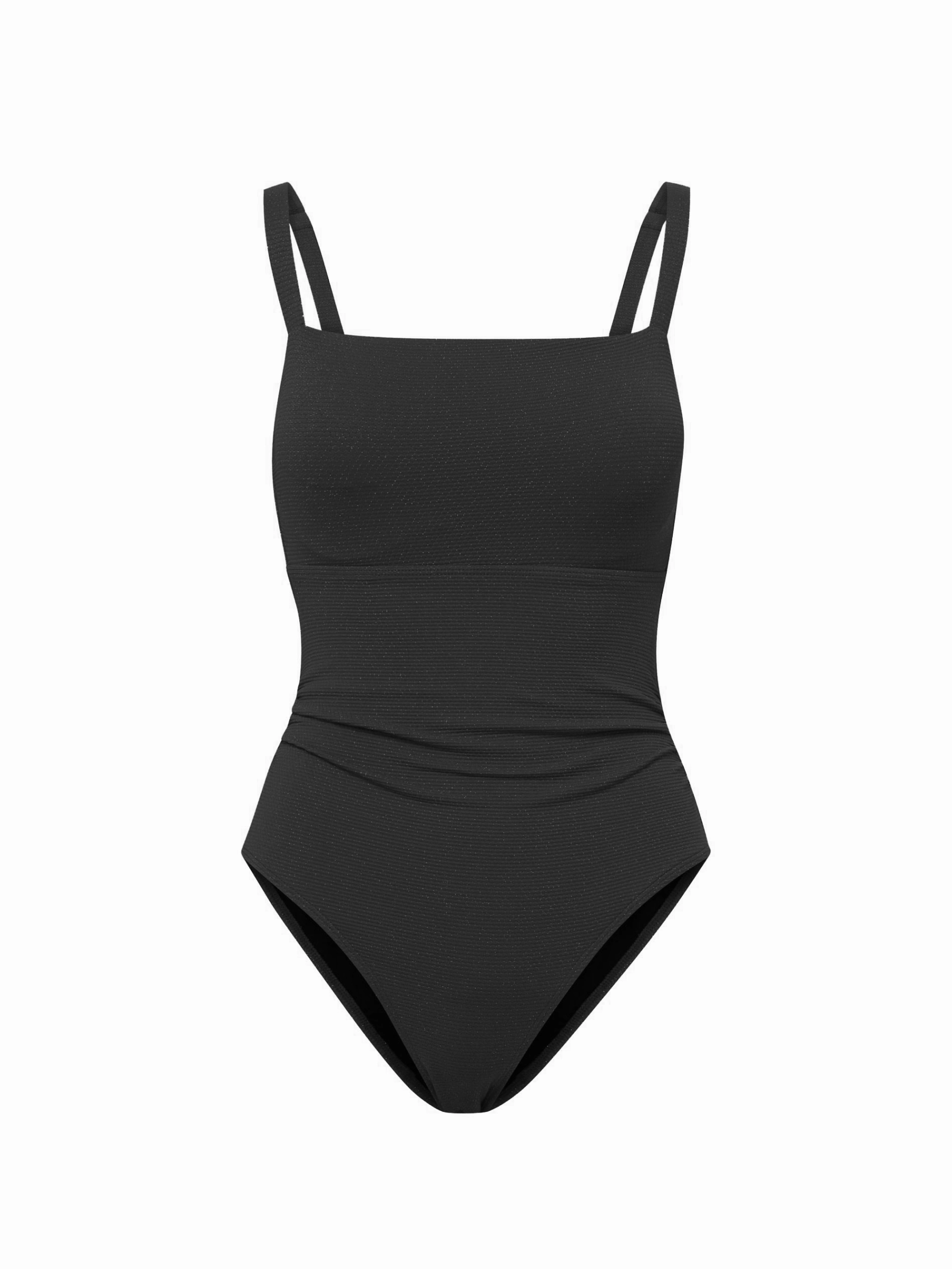 Jori One Piece In Black Texture fashionable beach swimwear, modern womens bikinis