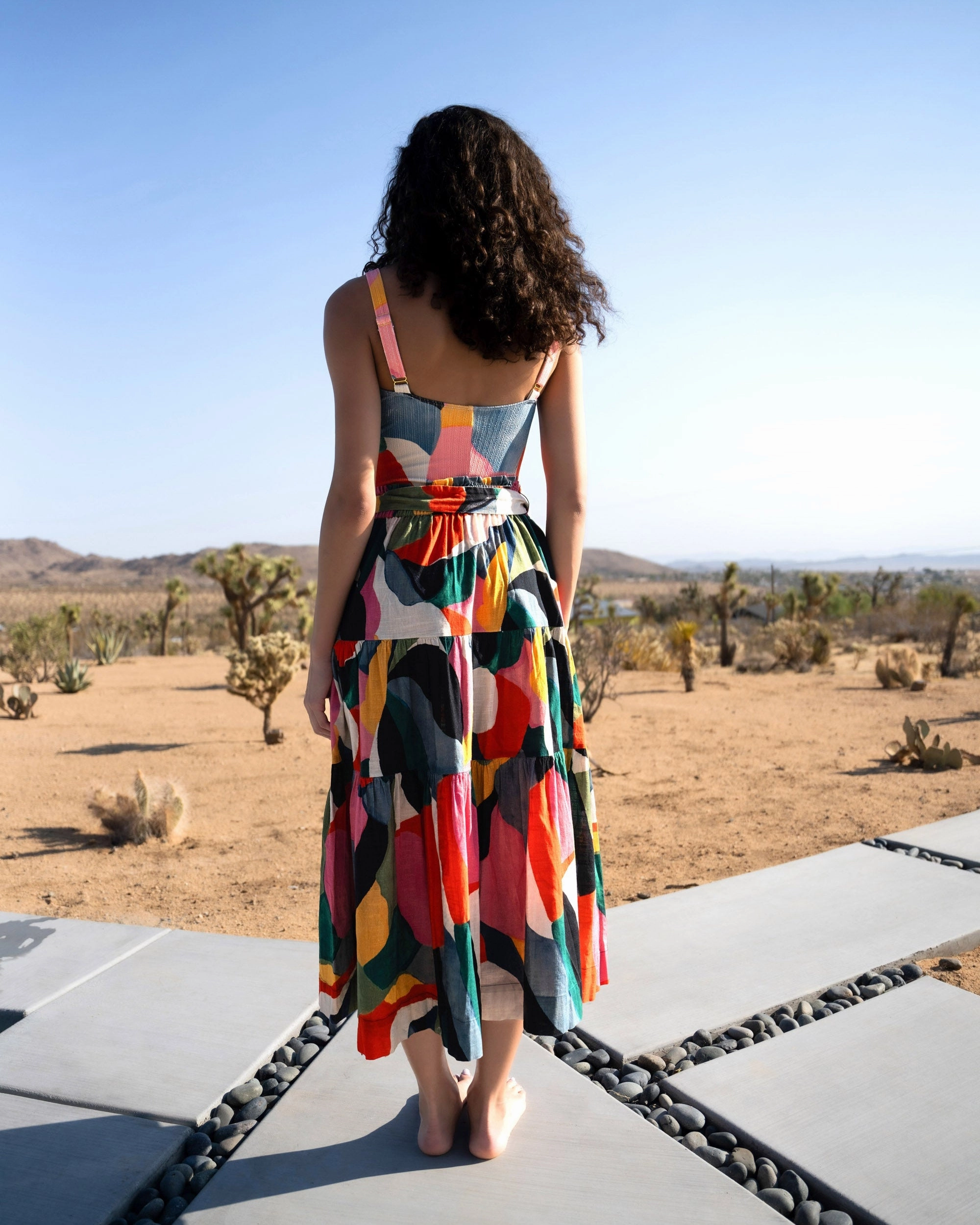 Jori One Piece In Carta Colorblock Texture
