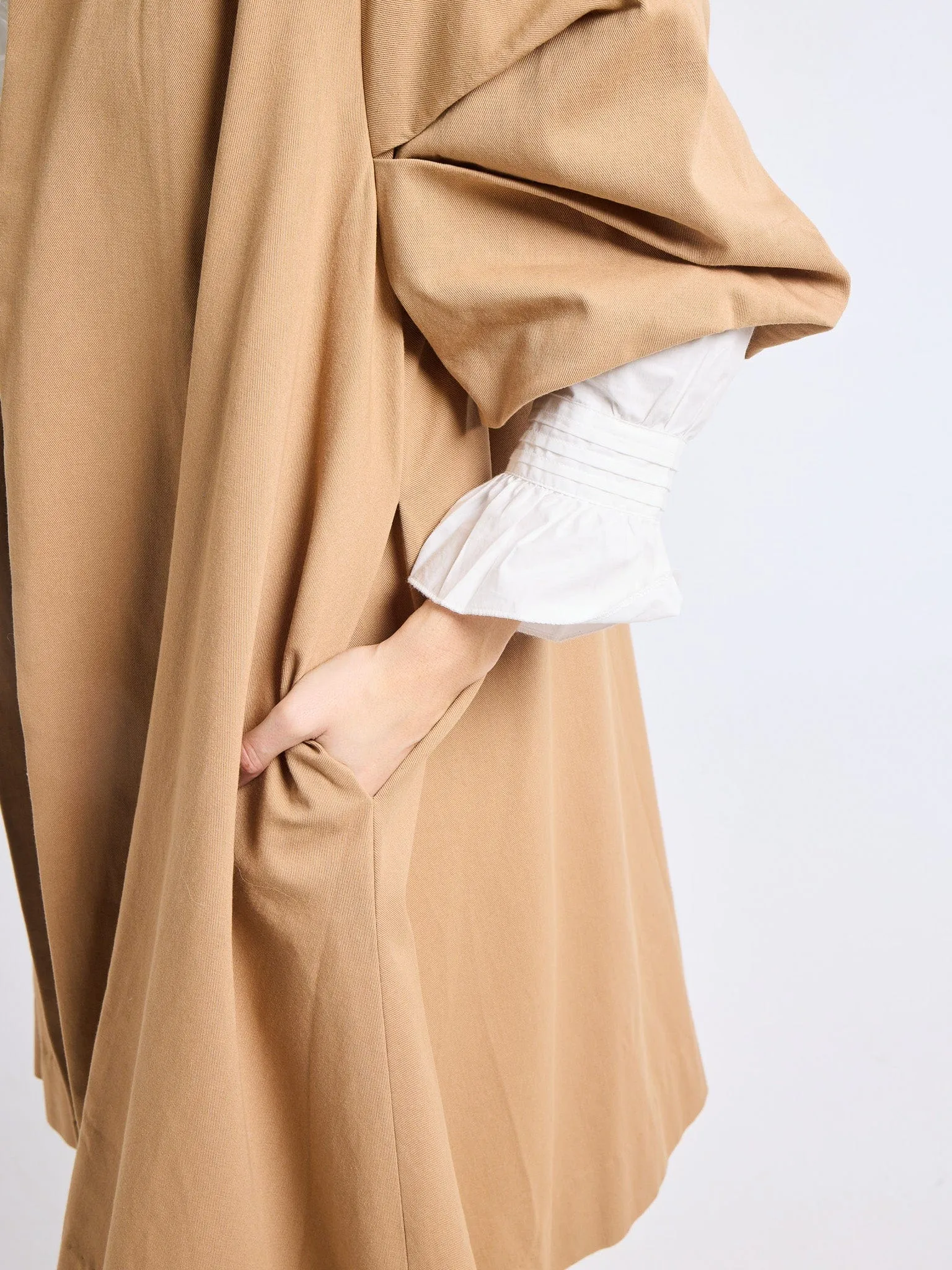 Josephine Coat in Almond