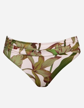 Journey Gathered Band Bikini Pant adjustable swim bottoms women, flattering bikini bottoms