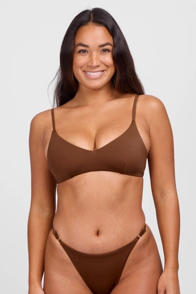 Julia Bikini Top - Coconut affordable swimwear for all, trendy swimwear for summer