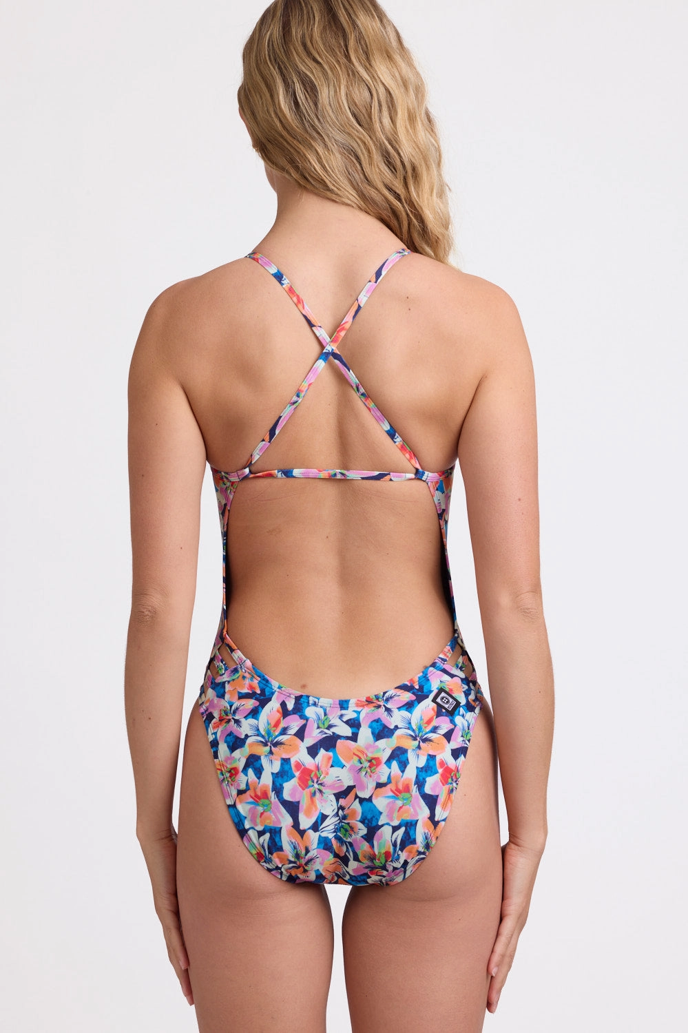 Julian Swim Onesie - Lilies