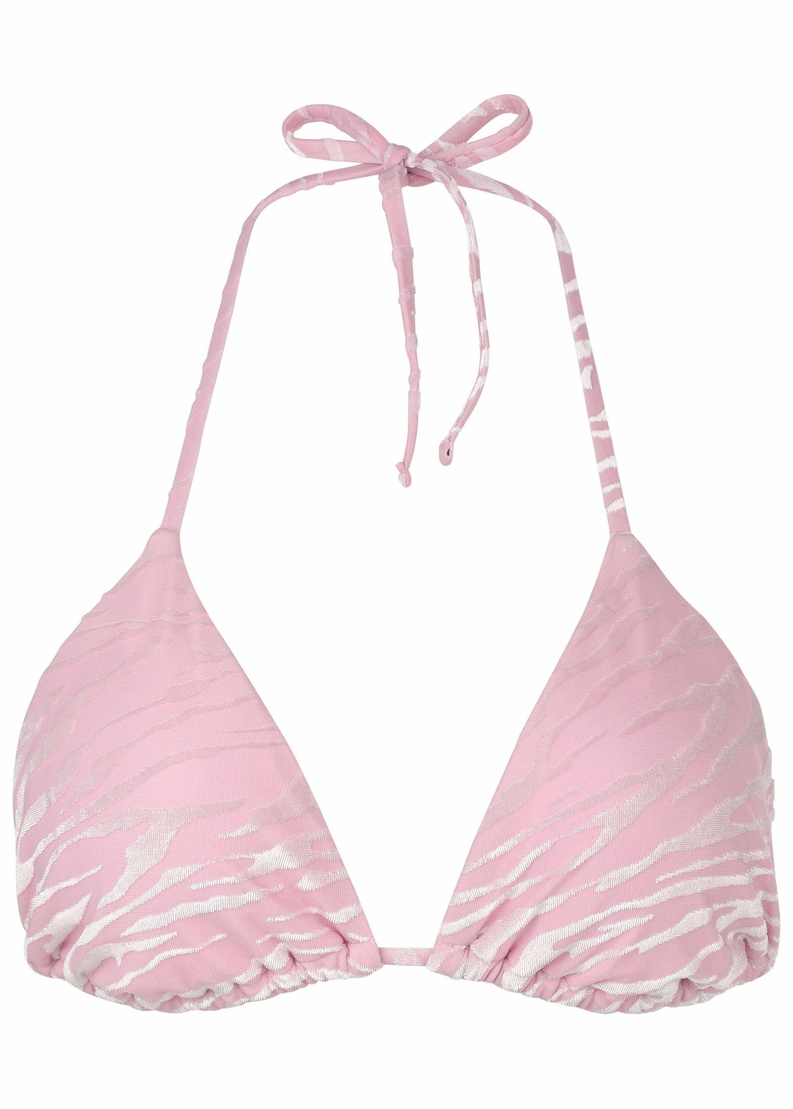 Jungle Velvet Bahamas Triangle Top - Bleached Mauve