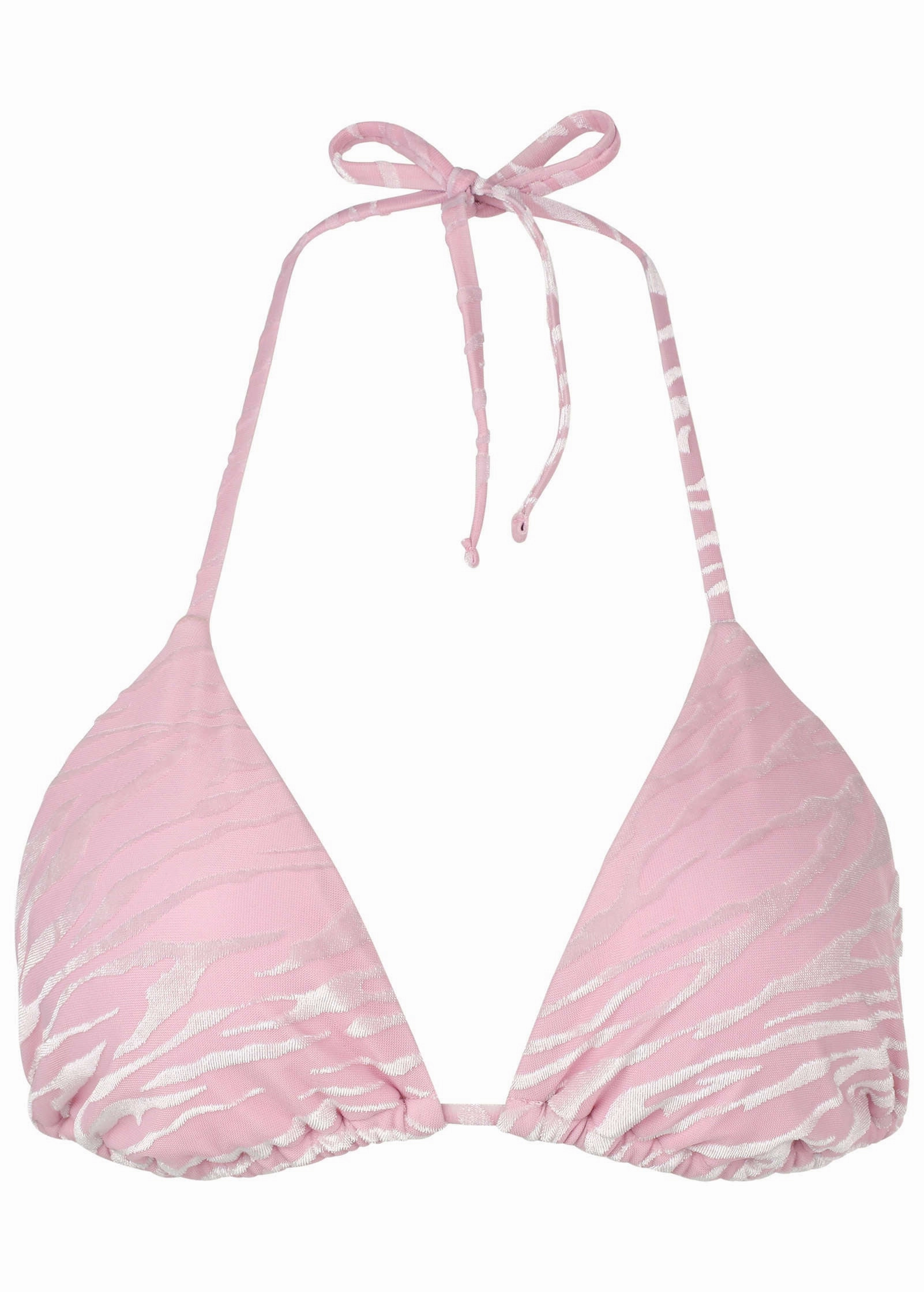 Jungle Velvet Bahamas Triangle Top - Bleached Mauve
