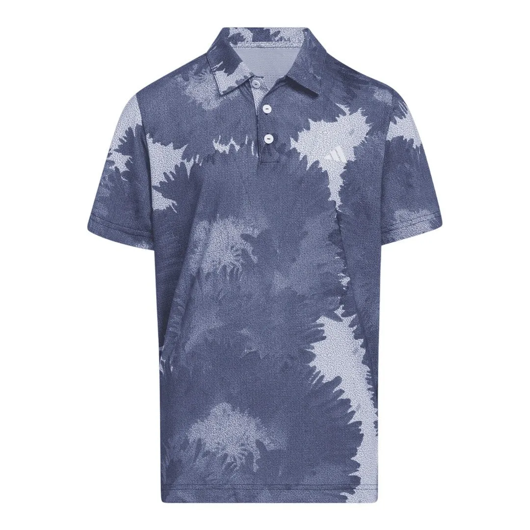 Junior adidas Flower Mesh Golf Polo Shirt HR5296