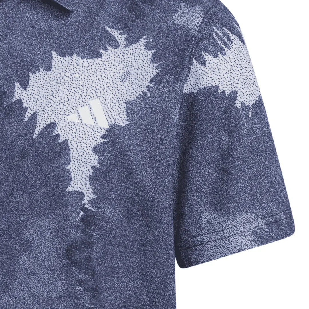 Junior adidas Flower Mesh Golf Polo Shirt HR5296