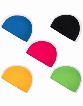 Junior Fabric Swim Cap - Multi fashy swimwear collection, fashy thermal swimwear