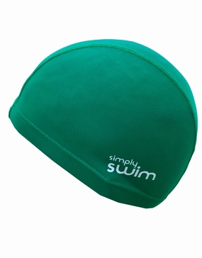 Junior Lycra Fabric Swim Cap - Solid Colours simply swimwear online, simply swim brand suits