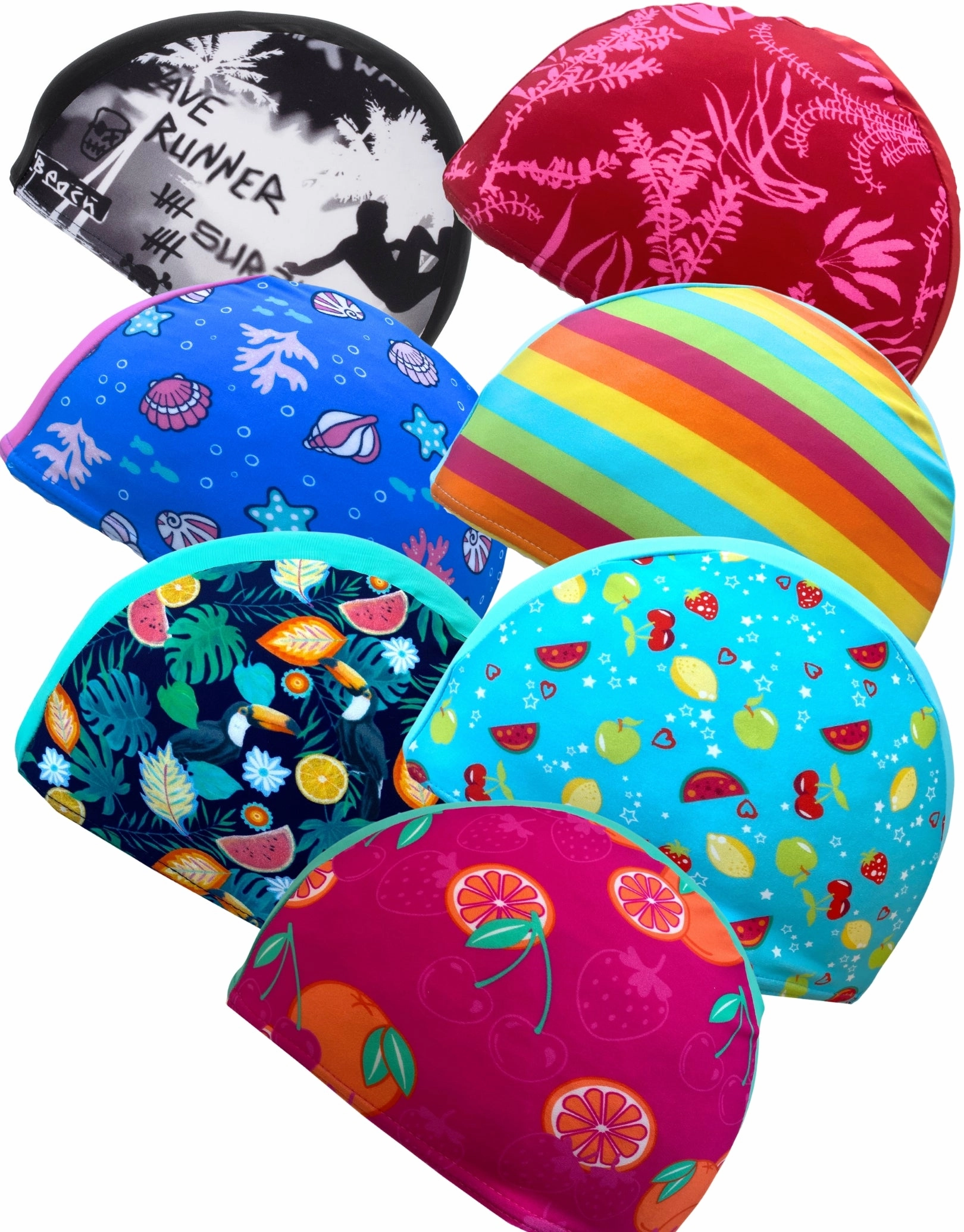 Junior Lycra Swim Cap - Multicoloured fashy swimwear collection, fashy thermal swimwear
