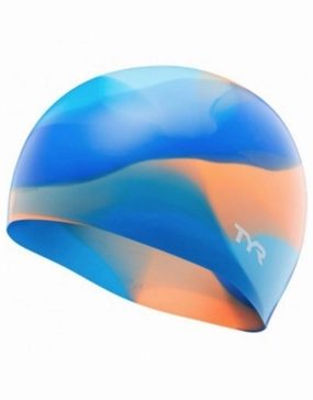 Junior Tie Dye Graphic Silicone Swim Cap tyr competition swimwear, tyr swimsuits for athletes